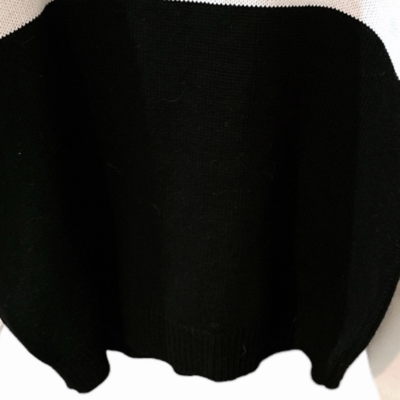 Boohoo Man Oversized Boxy Color Block Sweater - Picture 12 of 15